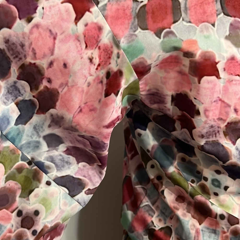 ALEXIS ABSTRACT COLOR MAXI DRESS SIZE 6 - Picture 7 of 12